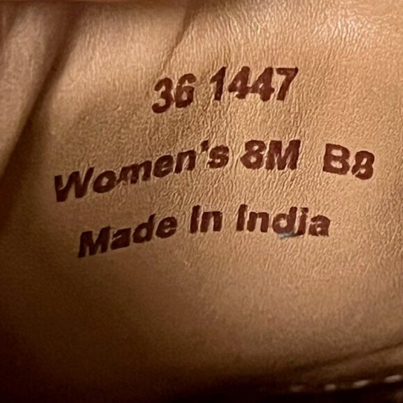 Trask Lena Camo Almond Toe Perforated Oxfords - Silver/Gray - 8 - Picture 14 of 14